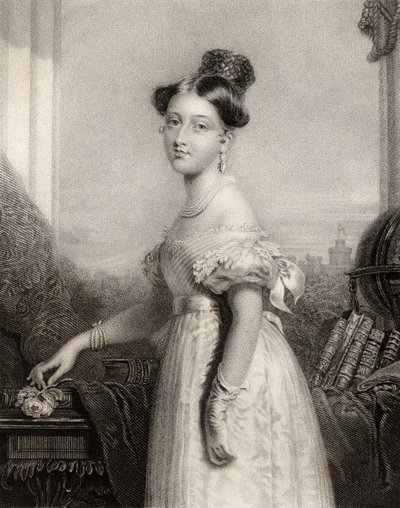 Princess Alexandrina Victoria of Saxe-Coburg, engraved by J. Cochran, from 